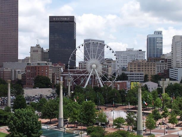 View of Centennial Park